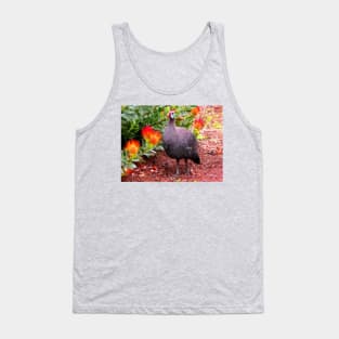 Guineafowl & Protea flowers, Kirstenbosch National Botanical Garden, Cape Town, South Africa Tank Top